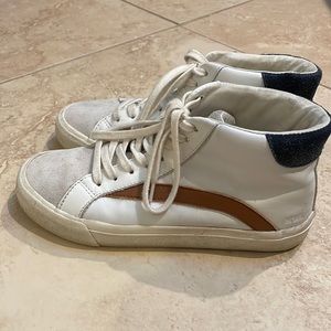 Madewell Sidewalk High Top Sneakers
